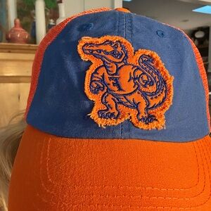 UF University of Florida Blue & Orange Alligator Baseball Cap